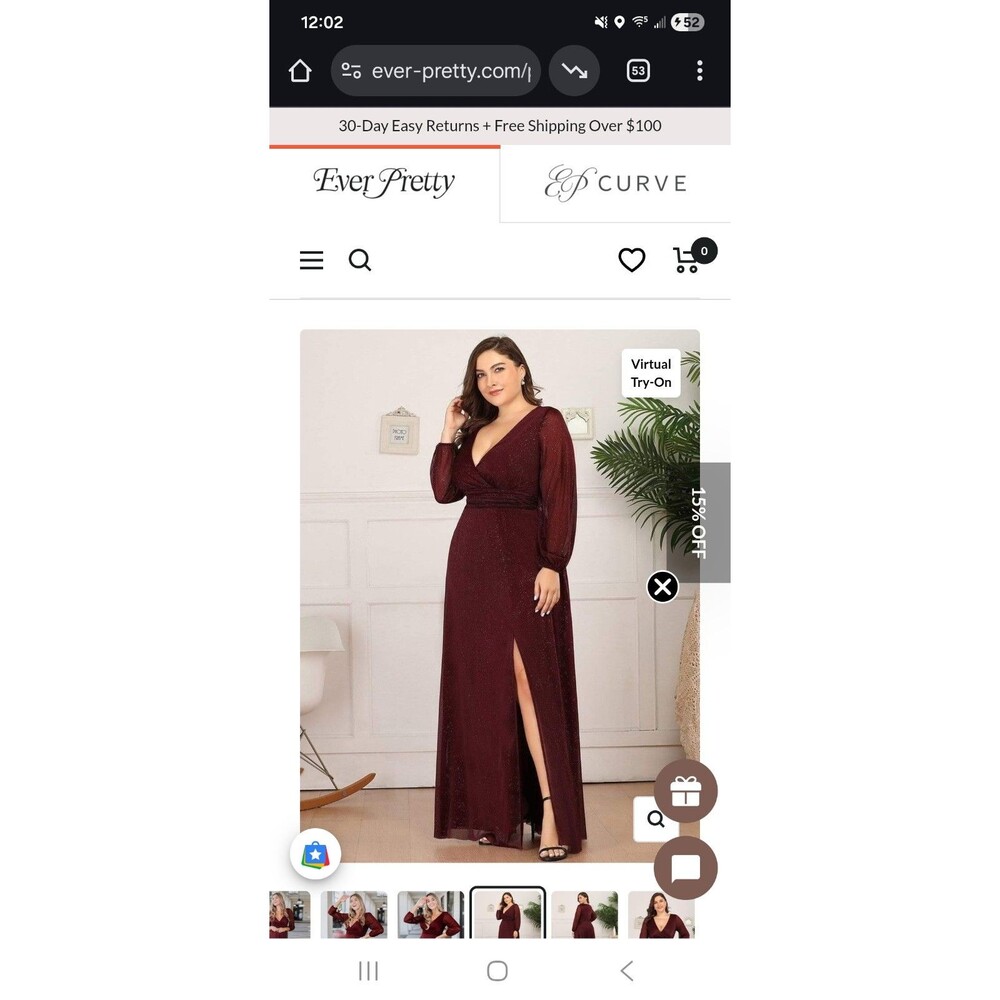 Ever Pretty NWT PLUS size dress